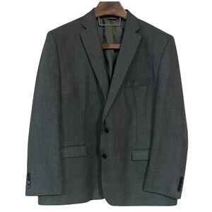 Lauren Ralph Lauren Mens Green Linen Blend Two Button Blazer Sport Coat Prep 50R